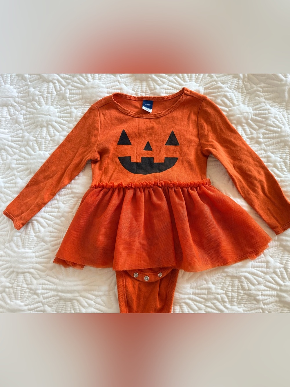 Old Navy Orange Pumpkin Tutu Dress